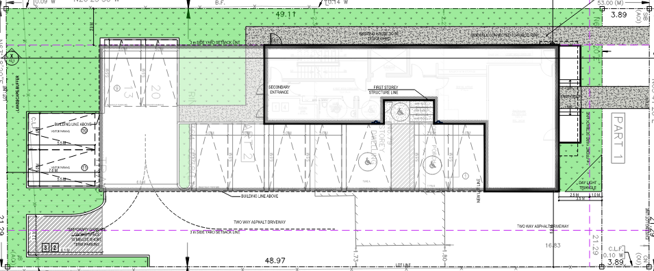 79 Columbia St W - Conceptual Site Plan