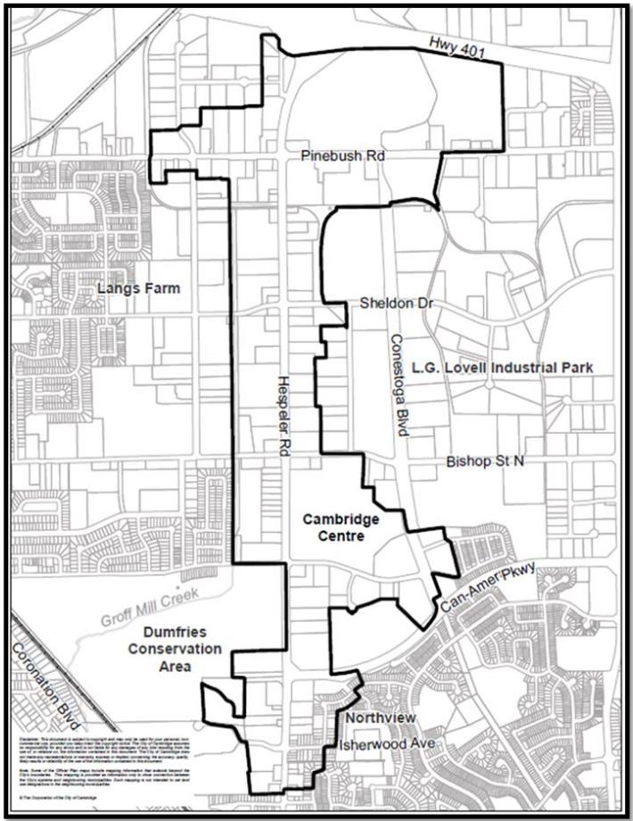 This figure illustrates the Study Area of this project. 