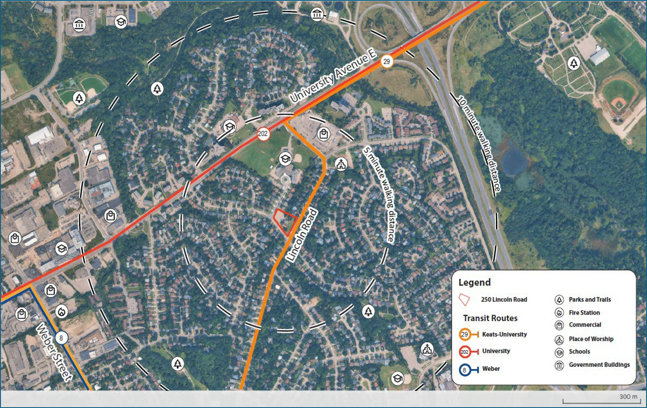 Map of 250 Lincoln Road