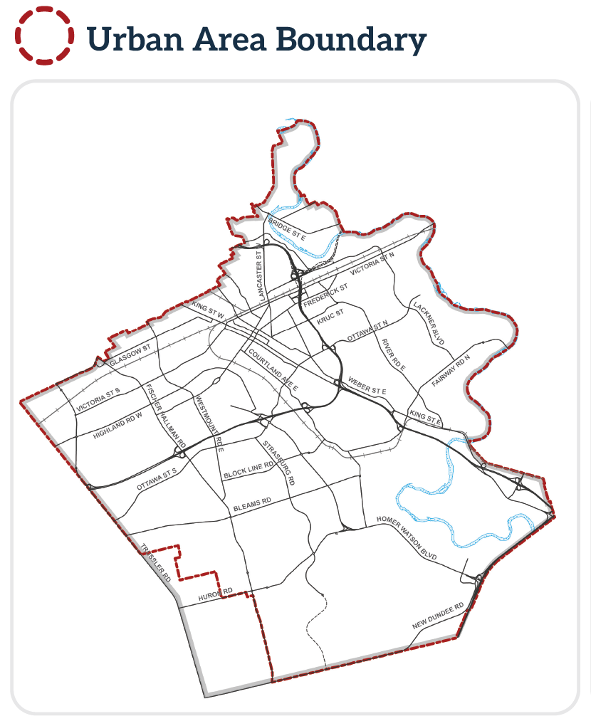 Urban area boundary