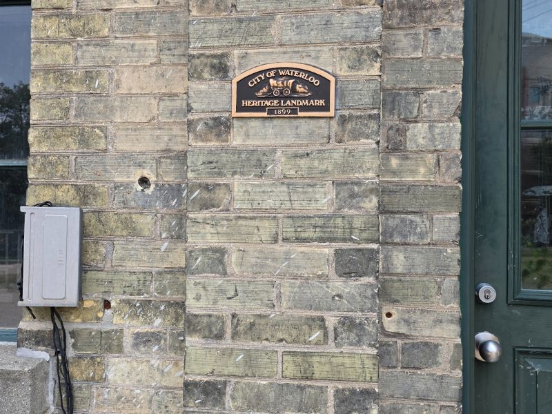 City of Waterloo heritage landmark 1899