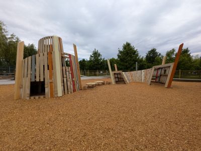 Wooden playground