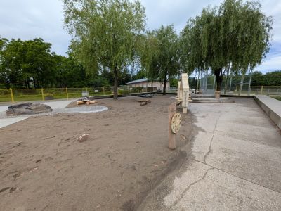 Sand play area