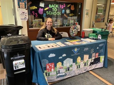 Community outreach by the Waste team on Aug. 25, 2025. ​