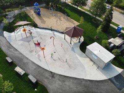 Eastbirdge green spray pad