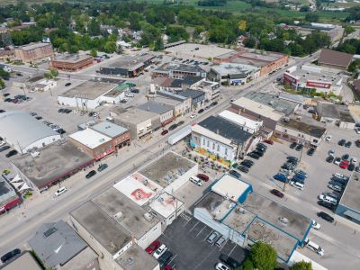 Downtown Elmira Aerial