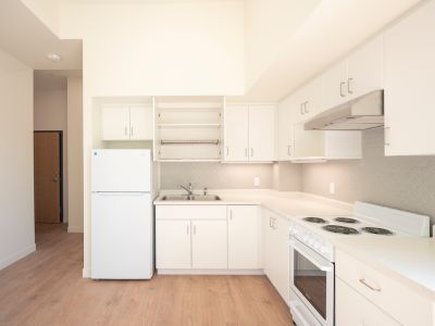 Photo of a kitchen for a standard unit at 82 wilson