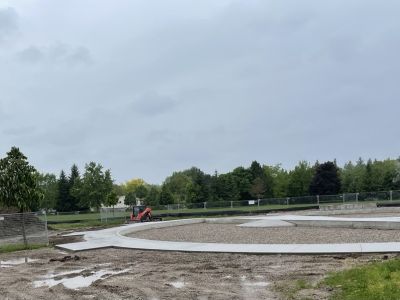 Photo of concrete works